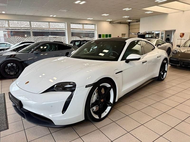 Gebraucht Porsche Taycan Performance Package 350 kW (476 PS) 2023 Weiß Limousine