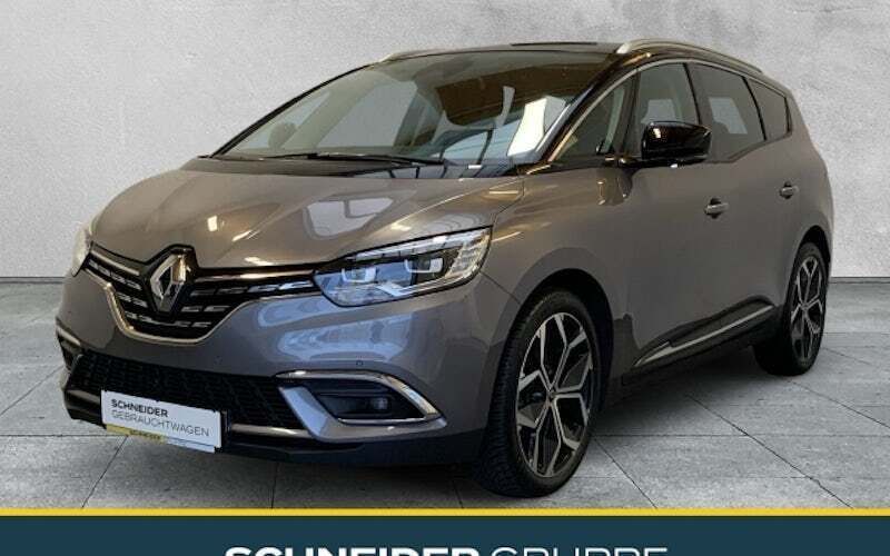 Stahlgrau + schwarz Gebraucht 2023 Renault Grand Scénic IV Techno Van / Kleinbus | 25.890 € (Fairer Preis) - Bild 1/4