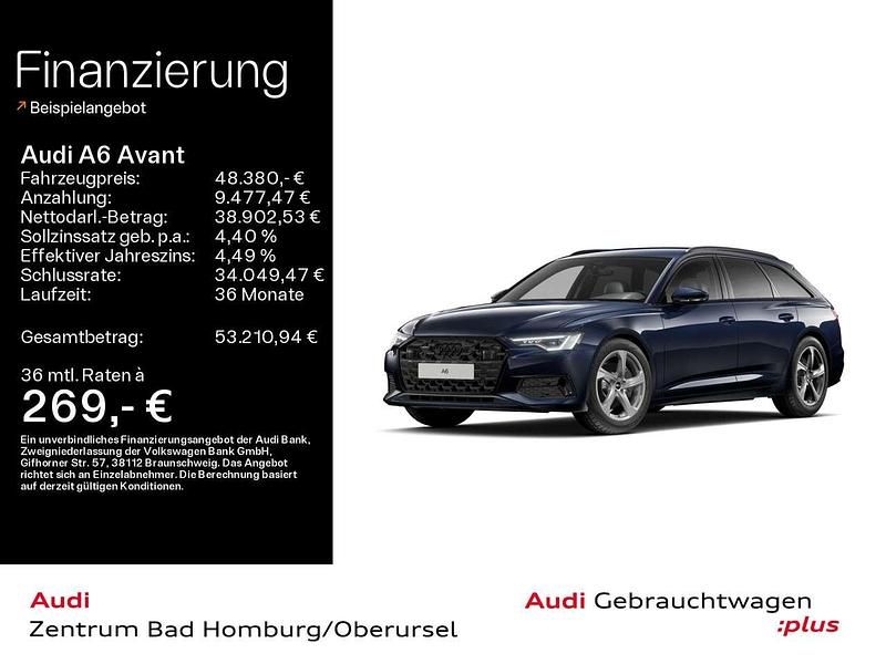 Gebraucht Audi A6 Advanced Plus 245 PS (180 kW) 2025 Firmamentblau metallic Kombi