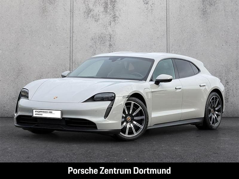 Weiß Gebraucht 2022 Porsche Taycan Sport Turismo Limousine | 57.900 € (Superpreis) - Bild 1/4