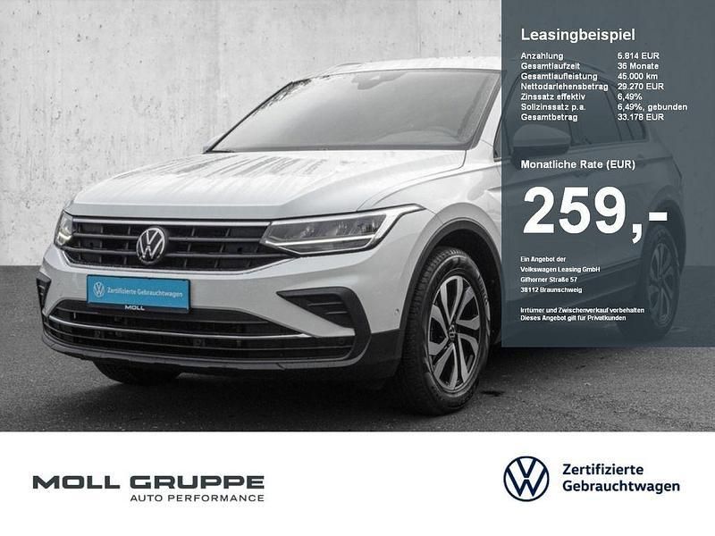 Pure white Gebraucht 2022 VW Tiguan Active SUV | 29.270 € (Guter Preis) - Bild 1/4