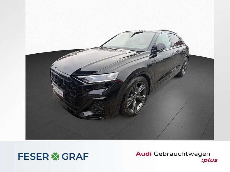 Mythosschwarz metallic Gebraucht 2024 Audi Q8 SUV | 73.880 € (Superpreis) - Bild 1/4