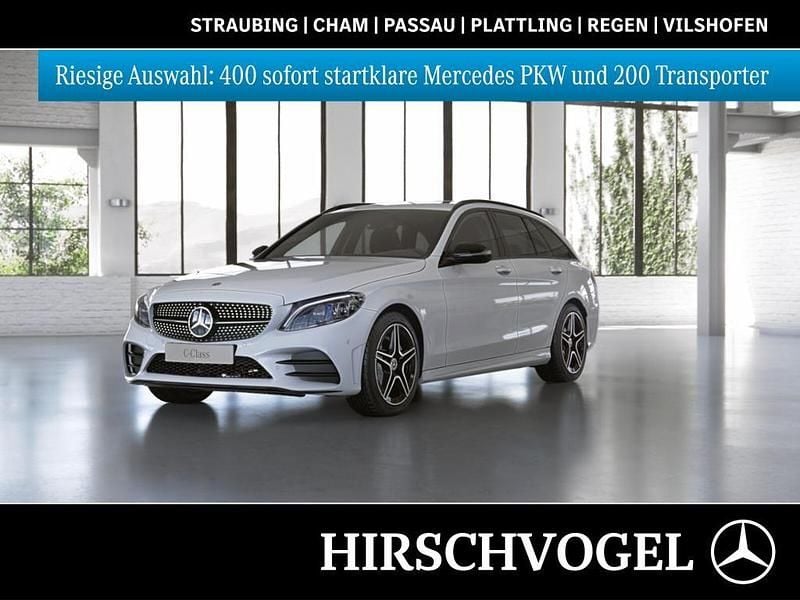 Unilack polarweiß Gebraucht 2020 Mercedes C220 AMG line Kombi | 25.850 € (Fairer Preis) - Bild 1/4