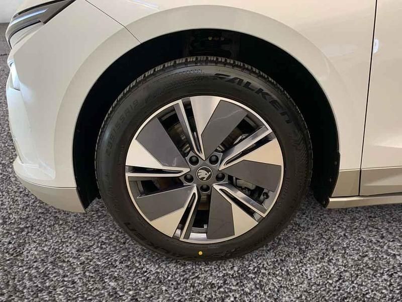 Gebraucht Skoda Enyaq iV 210 kW (286 PS) 2025 Moonweiss metallic SUV