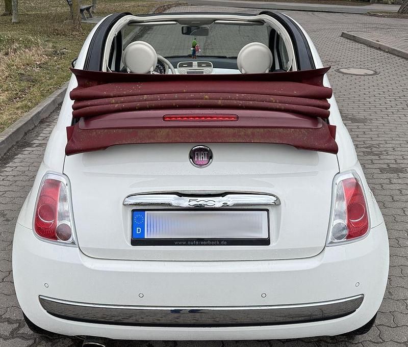 Second-hand Fiat 500C 69 CP (50 kW) 2010 Alb Cabrio