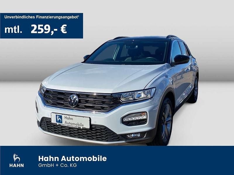 White silver metallic Gebraucht 2021 VW T-Roc Sport SUV | 19.475 € (Guter Preis) - Bild 1/3
