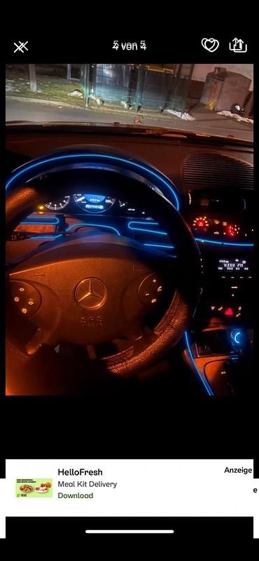 Gebraucht Mercedes E220 150 PS (110 kW) 2002 Schwarz Limousine