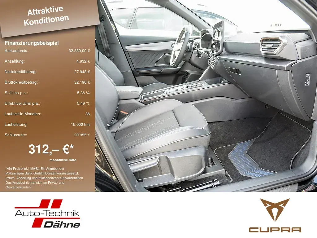 Gebraucht Cupra Formentor 150 PS (110 kW) 2025 Schwarz SUV