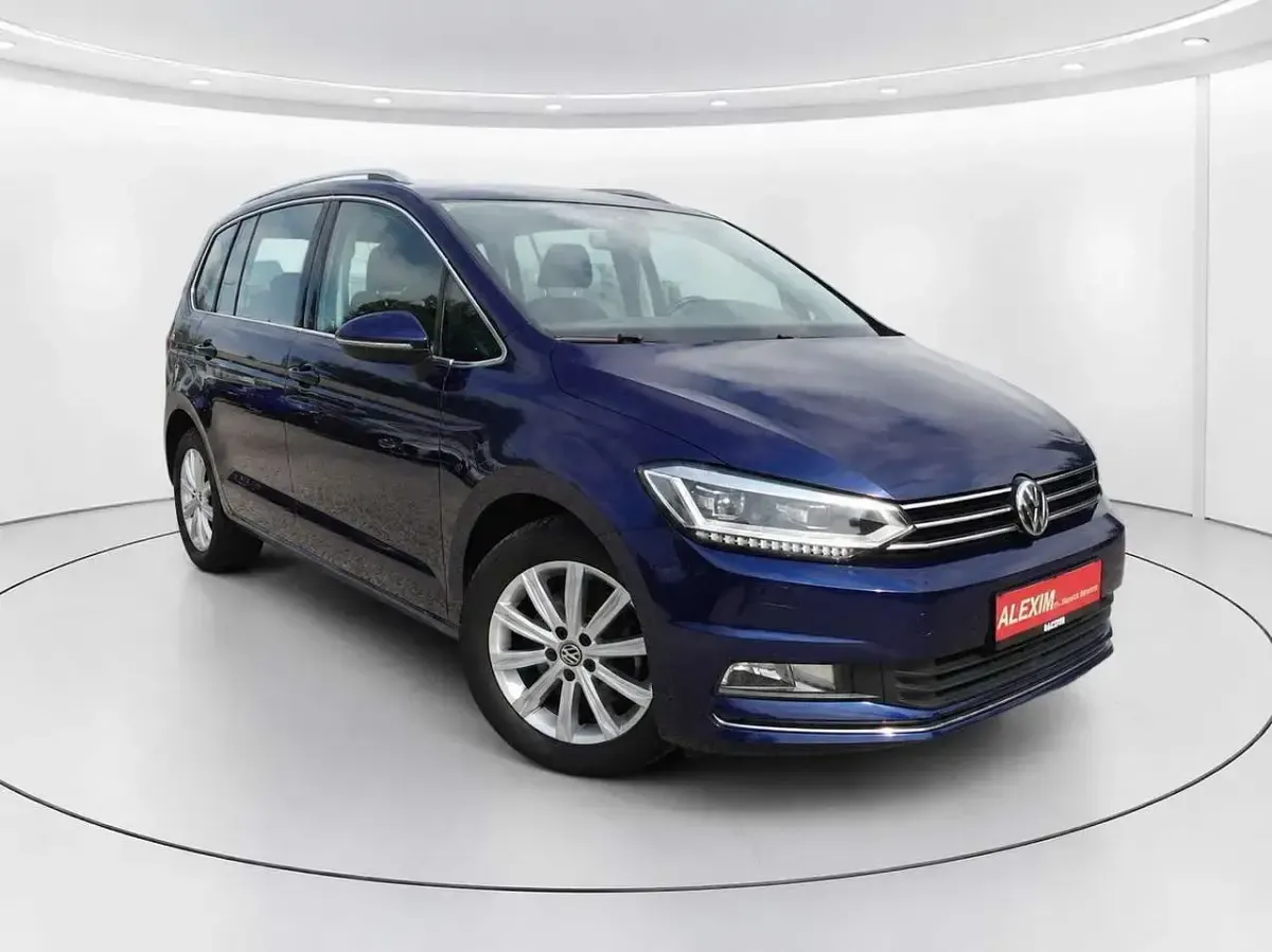 Gebraucht VW Touran Highline 150 PS (110 kW) 2017 Blau Van / Kleinbus