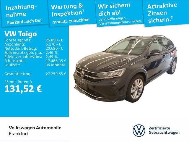 Deep black perleffekt Gebraucht 2024 VW Taigo Life SUV | 25.850 € (Guter Preis) - Bild 1/4