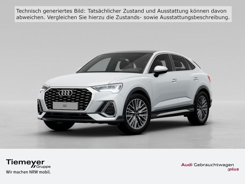 Weiß Gebraucht 2024 Audi Q3 Sportback S-Line SUV | 43.980 € (Guter Preis) - Bild 1/4