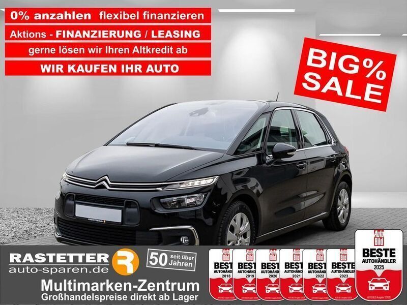 Onyx schwarz Gebraucht 2018 Citroën C4 Picasso SELECTION Van / Kleinbus | 11.980 € (Guter Preis) - Bild 1/4