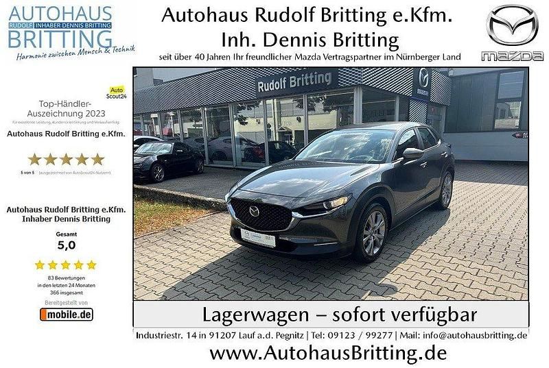 Machine gray (metallic) Gebraucht 2022 Mazda CX-30 Selection SUV | 19.490 € (Superpreis) - Bild 1/4