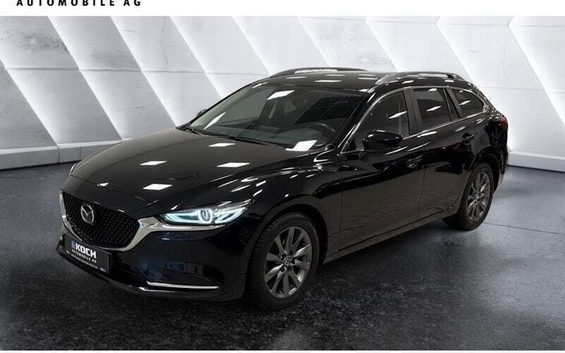 Schwarz Gebraucht 2019 Mazda 6 Exclusive-Line Kombi | 18.990 € (Fairer Preis) - Bild 1/4