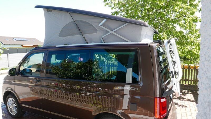 Braun Gebraucht 2018 VW T6 California Van | 42.000 € (Teuer) - Bild 1/4