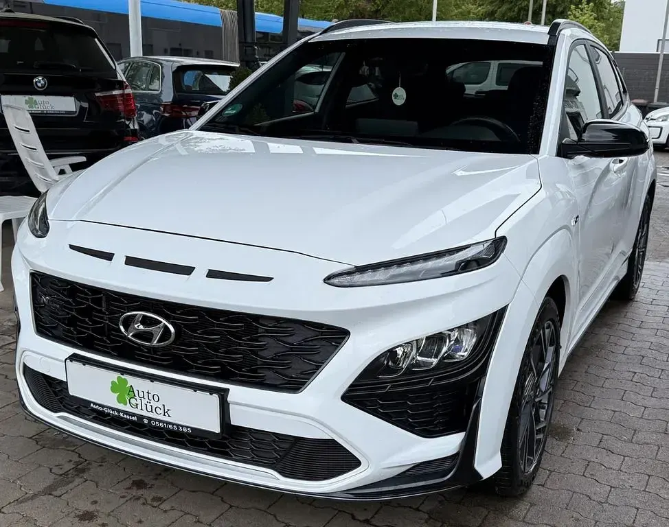 Gebraucht Hyundai Kona N Line 199 PS (146 kW) 2021 Weiß SUV
