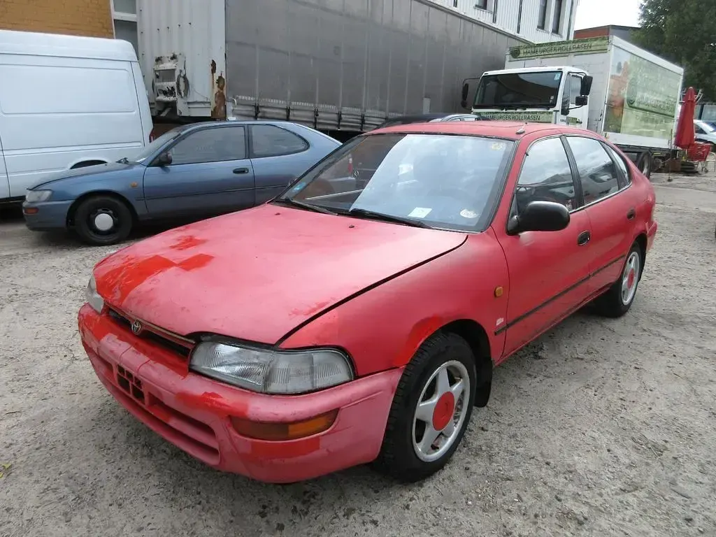 Gebraucht Toyota Corolla XLi 88 PS (64 kW) 1993 Rot Kleinwagen