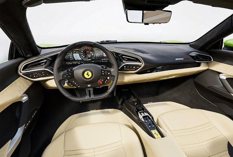 Nouă Ferrari 296 2026 Verde Cabrio