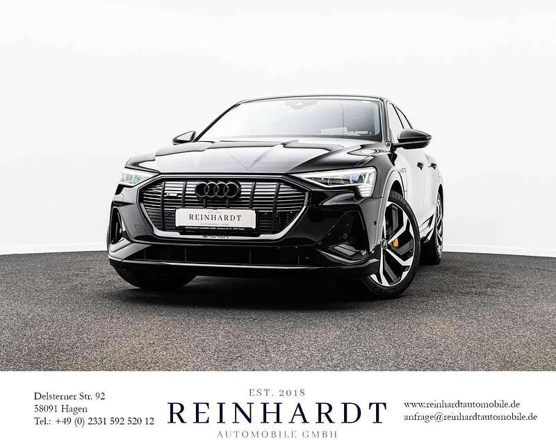 Mythosschwarz metallic Gebraucht 2022 Audi e-tron S-Line SUV | 33.855 € (Fairer Preis) - Bild 1/3