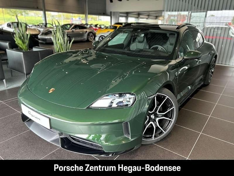 Oakgrünmetallic neo Gebraucht 2025 Porsche Taycan 4S Sport Turismo Limousine | 155.900 € (Teuer) - Bild 1/4