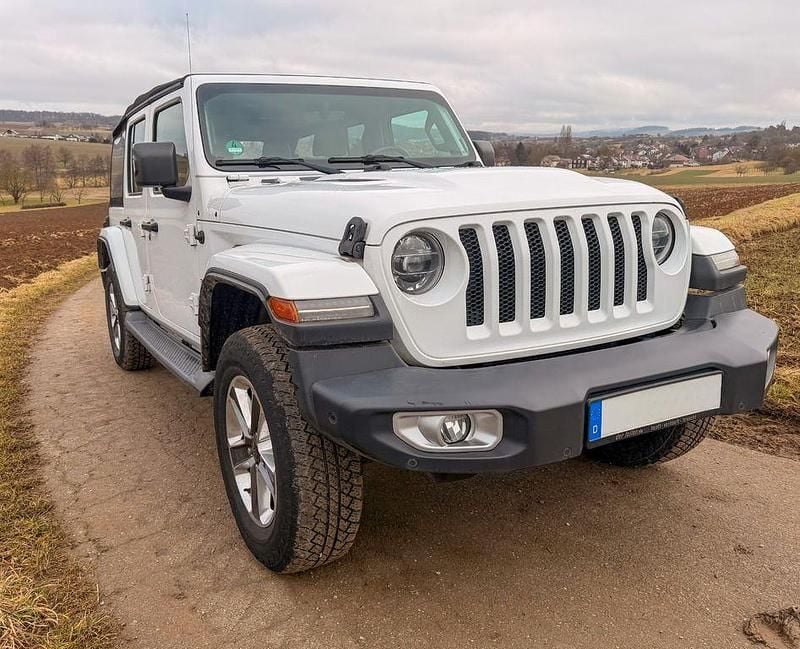Weiß Gebraucht 2018 Jeep Wrangler Sahara SUV | 38.000 € (Superpreis) - Bild 1/4