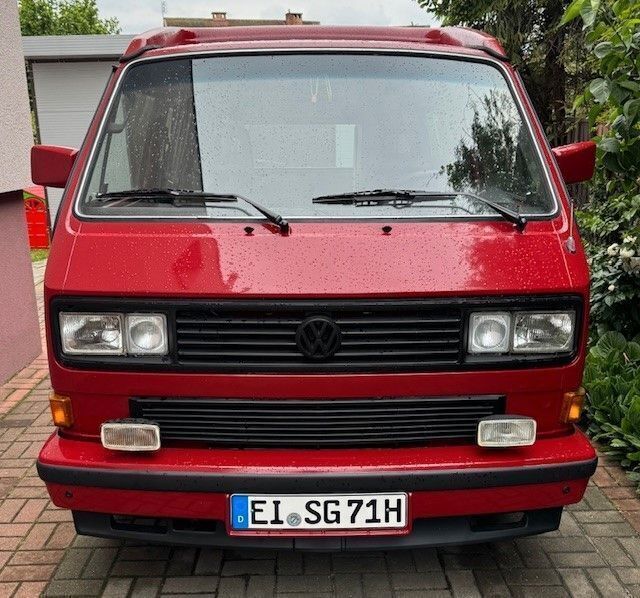 Rot Gebraucht 1989 VW T3 California Van | 15.990 € - Bild 1/4