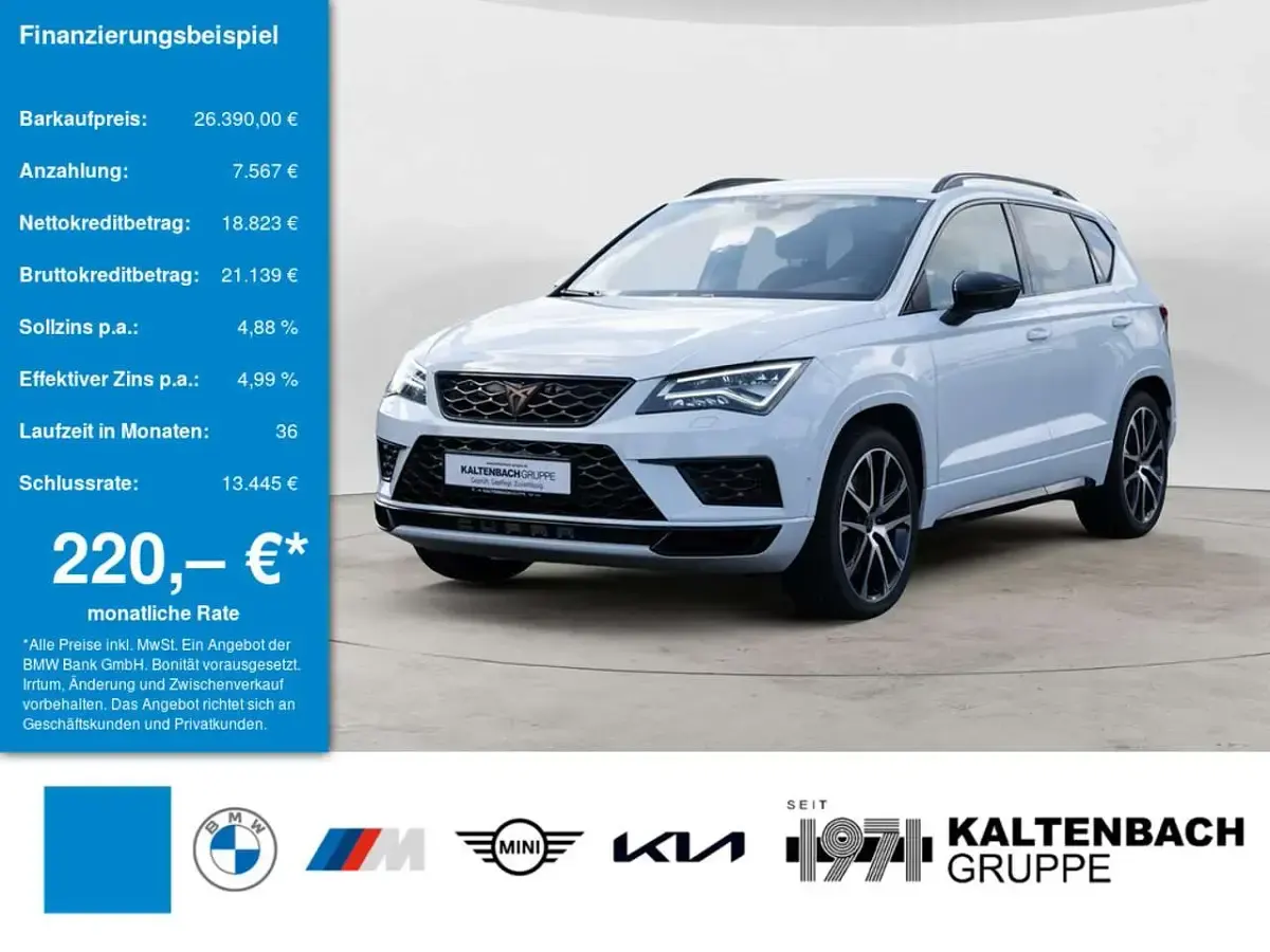 Second-hand Cupra Ateca 300 CP (220 kW) 2020 Alb SUV