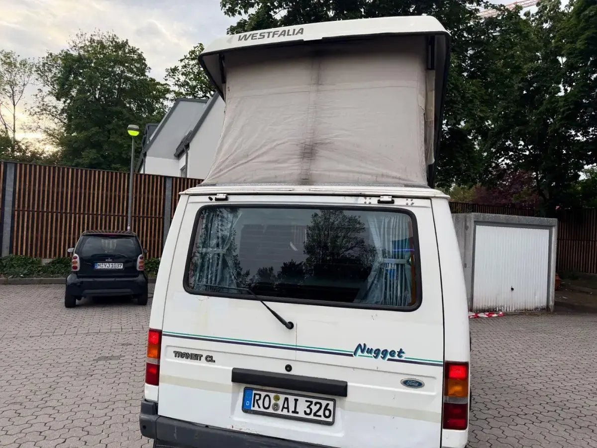 Occasion Ford Transit Nugget 80 ch (58 kW) 1994 Blanc Berline