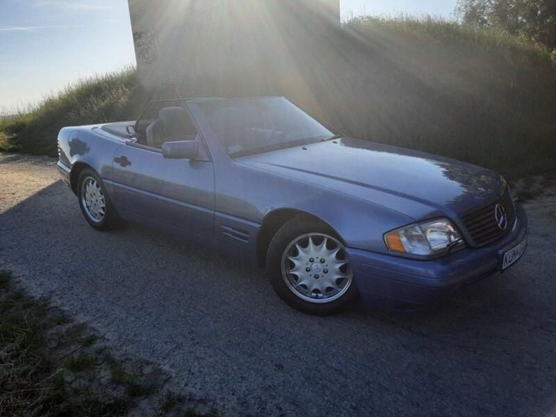 Gebraucht Mercedes SL320 231 PS (169 kW) 1997 Blau Cabrio