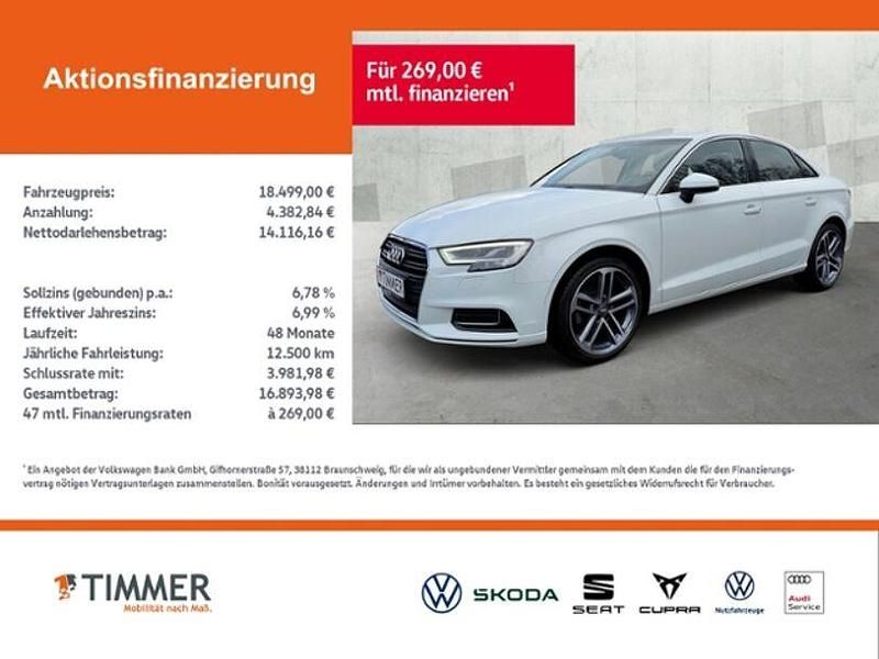 Gebraucht Audi A3 Design 116 PS (85 kW) 2019 Weiß Limousine
