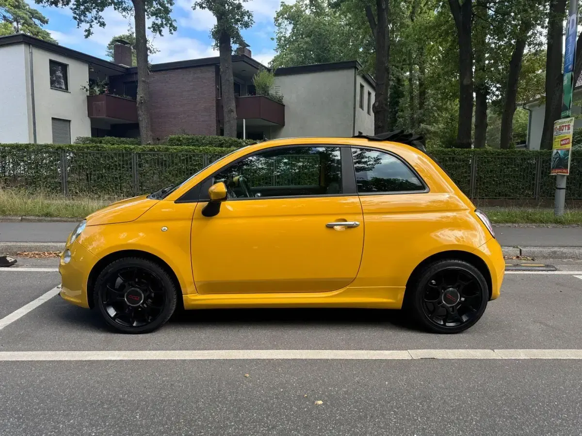Gebraucht Fiat 500S S 69 PS (50 kW) 2015 Gelb Kleinwagen