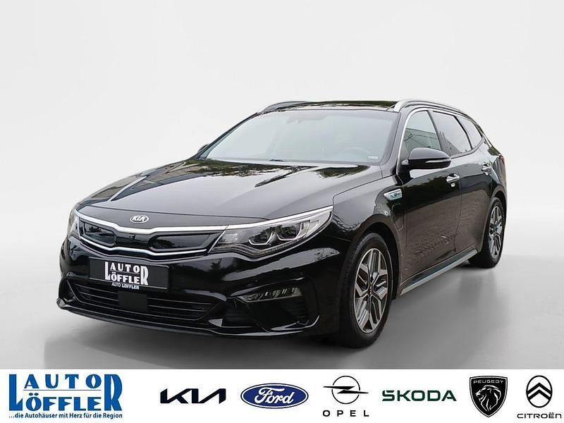 Schwarz Gebraucht 2021 Kia Optima Hybrid Spirit Limousine | 18.212 € (Fairer Preis) - Bild 1/4