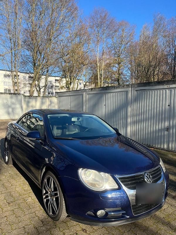 Blau Gebraucht 2009 VW Eos Cabrio | 4.299 € (Superpreis) - Bild 1/4