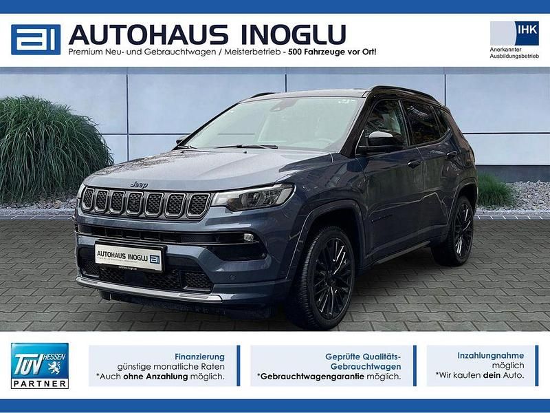 Blau Gebraucht 2022 Jeep Compass SUV | 21.580 € (Guter Preis) - Bild 1/4