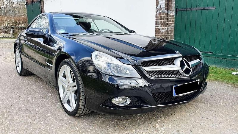 Schwarz Gebraucht 2008 Mercedes SL350 Cabrio | 27.500 € (Teuer) - Bild 1/4