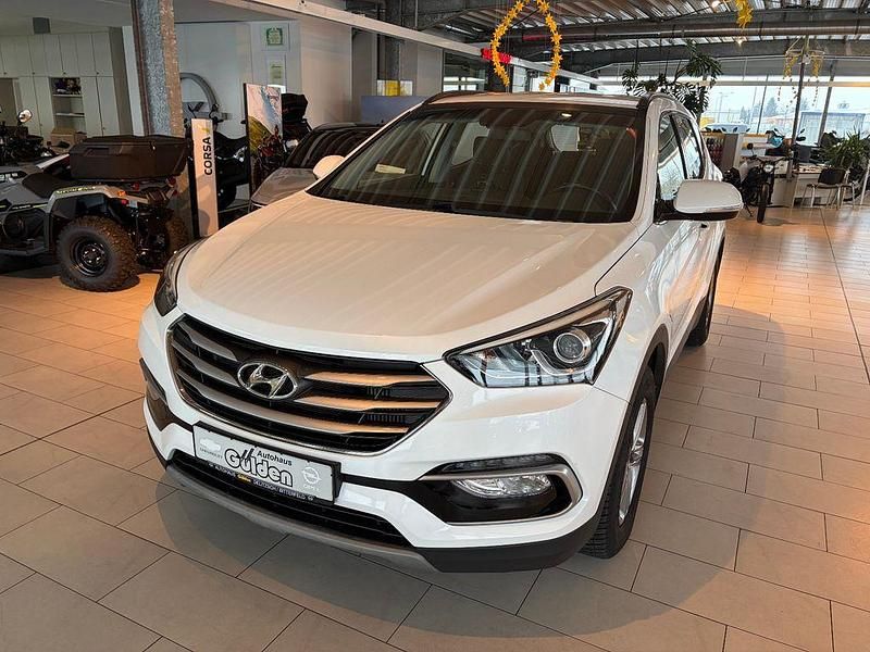 Gebraucht Hyundai Santa Fe 150 PS (110 kW) 2018 Weiß SUV