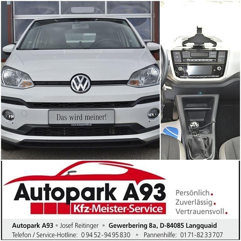 Gebraucht VW up! 90 PS (66 kW) 2018 Weiß Kleinwagen
