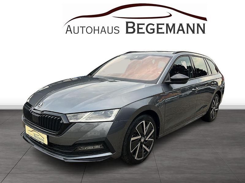 Graphitegrau metallic (metallic) Gebraucht 2022 Skoda Octavia SportLine Kombi | 27.490 € (Etwas zu teuer) - Bild 1/4