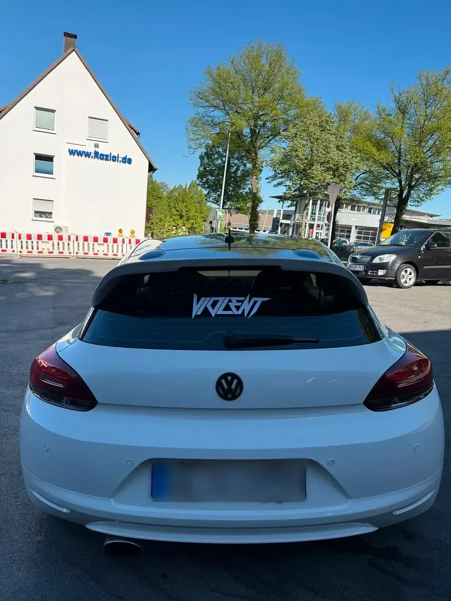 Usata VW Scirocco R-line 329 CV (241 kW) 2009 Bianco Coupé