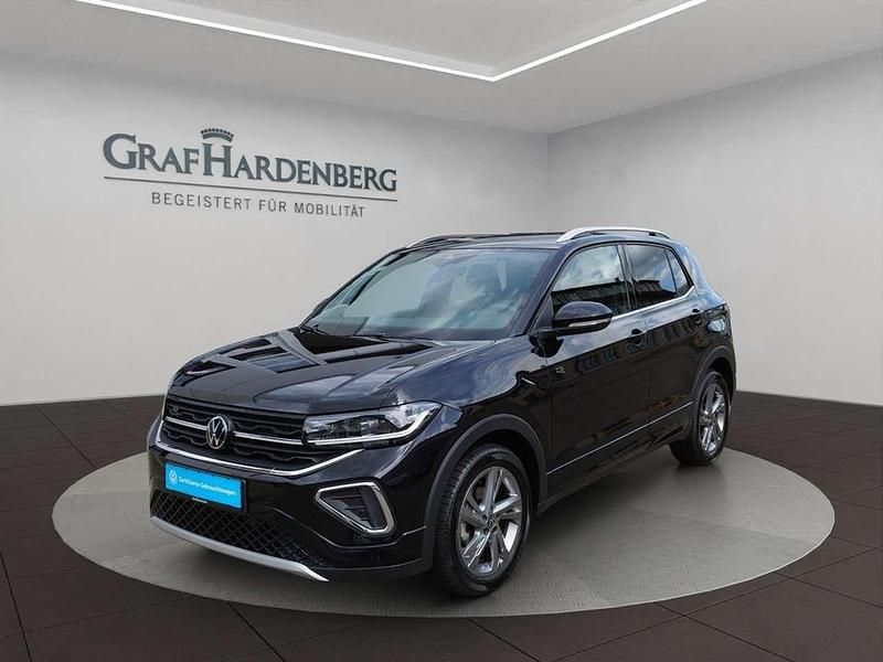 Schwarz Gebraucht 2024 VW T-Cross R-line SUV | 25.960 € (Fairer Preis) - Bild 1/4