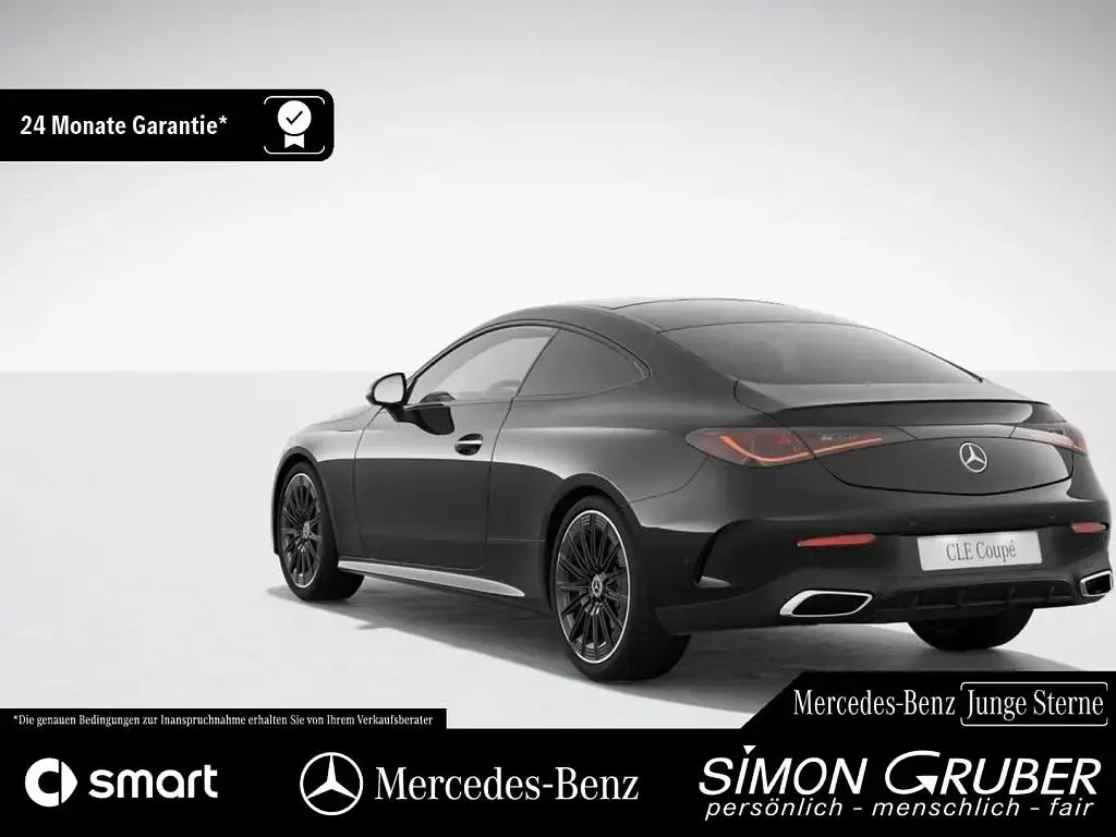 Gebraucht Mercedes 200 AMG 204 PS (150 kW) 2025 Lack obsidianschwarz (metallic) Coupé