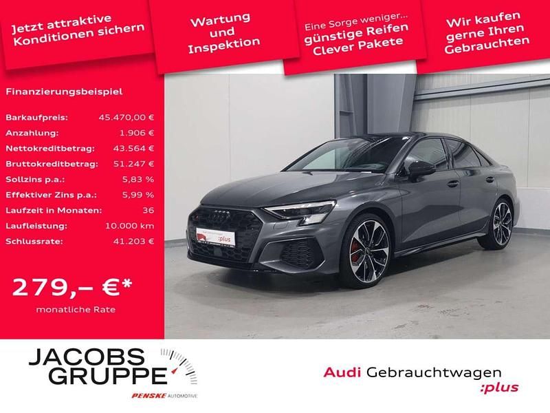 Daytonagrau perleffekt Gebraucht 2024 Audi S3 Ambiente Limousine | 45.470 € (Fairer Preis) - Bild 1/4