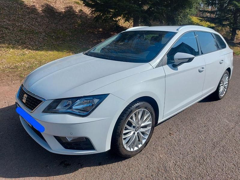 Usata Seat Leon ST Reference 110 CV (80 kW) 2018 Bianco Station wagon