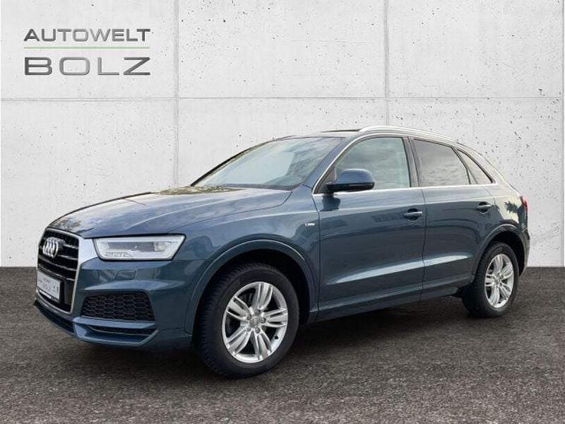 Blau Gebraucht 2018 Audi Q3 S-Line SUV | 20.990 € (Guter Preis) - Bild 1/4