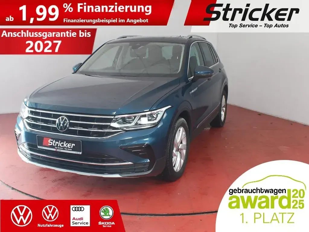 Gebraucht VW Tiguan Elegance 150 PS (110 kW) 2022 Nightshade blue metallic SUV