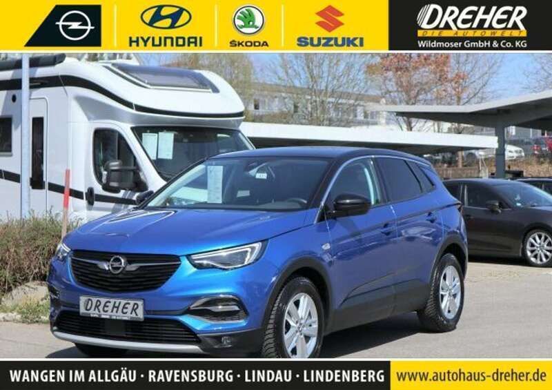 Topas blau Gebraucht 2019 Opel Grandland X SUV | 15.890 € (Fairer Preis) - Bild 1/3