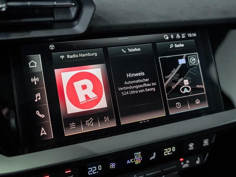 Gebraucht Audi A3 Basis 150 PS (110 kW) 2022 Schwarz Limousine