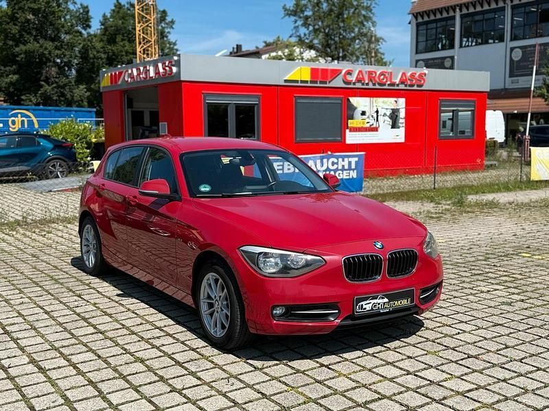 Rot Gebraucht 2014 BMW 116 Sport Line Kleinwagen | 5.150 € (Guter Preis) - Bild 1/4
