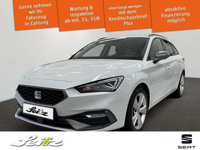 Weiß Gebraucht 2024 Seat Leon FR Limousine | 26.930 € (Guter Preis) - Bild 1/4