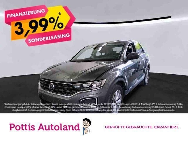 Grau Gebraucht 2021 VW T-Roc Style SUV | 20.977 € (Fairer Preis) - Bild 1/3